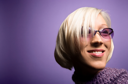 Wear tinted glasses
